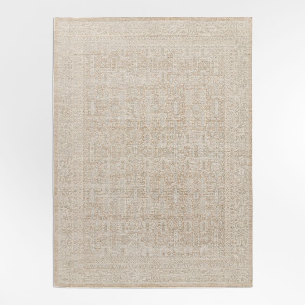 Winstone Wool Blend Traditional Handwoven Ivory Rug