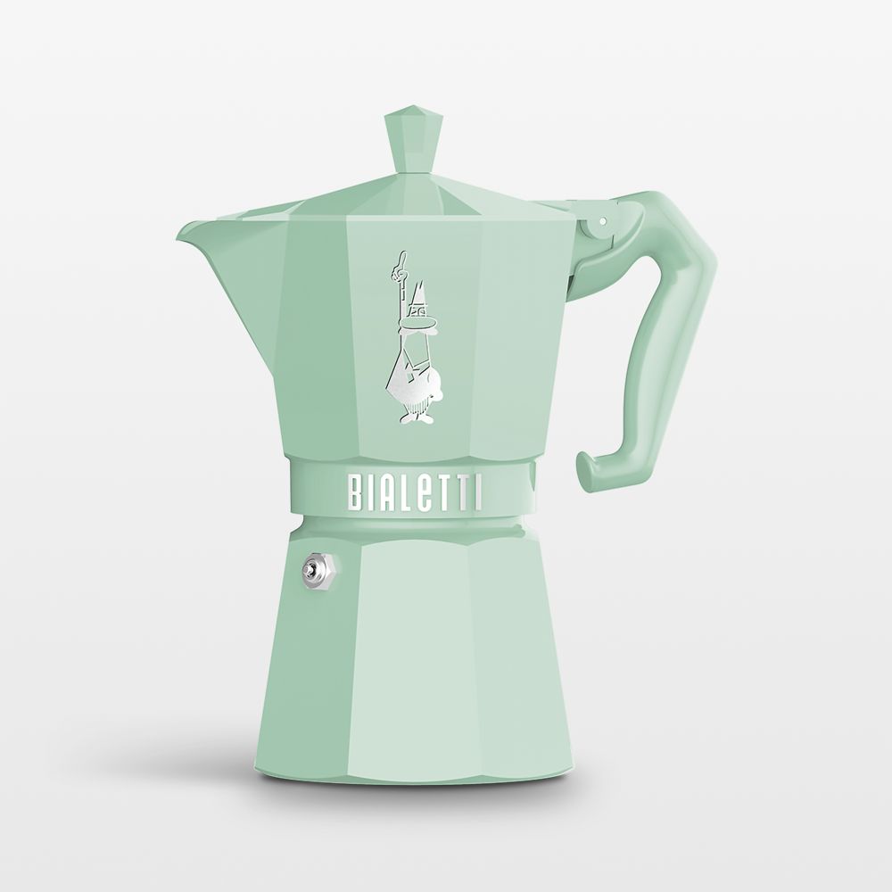 Bialetti Moka 6-Cup Espresso Maker in Mint