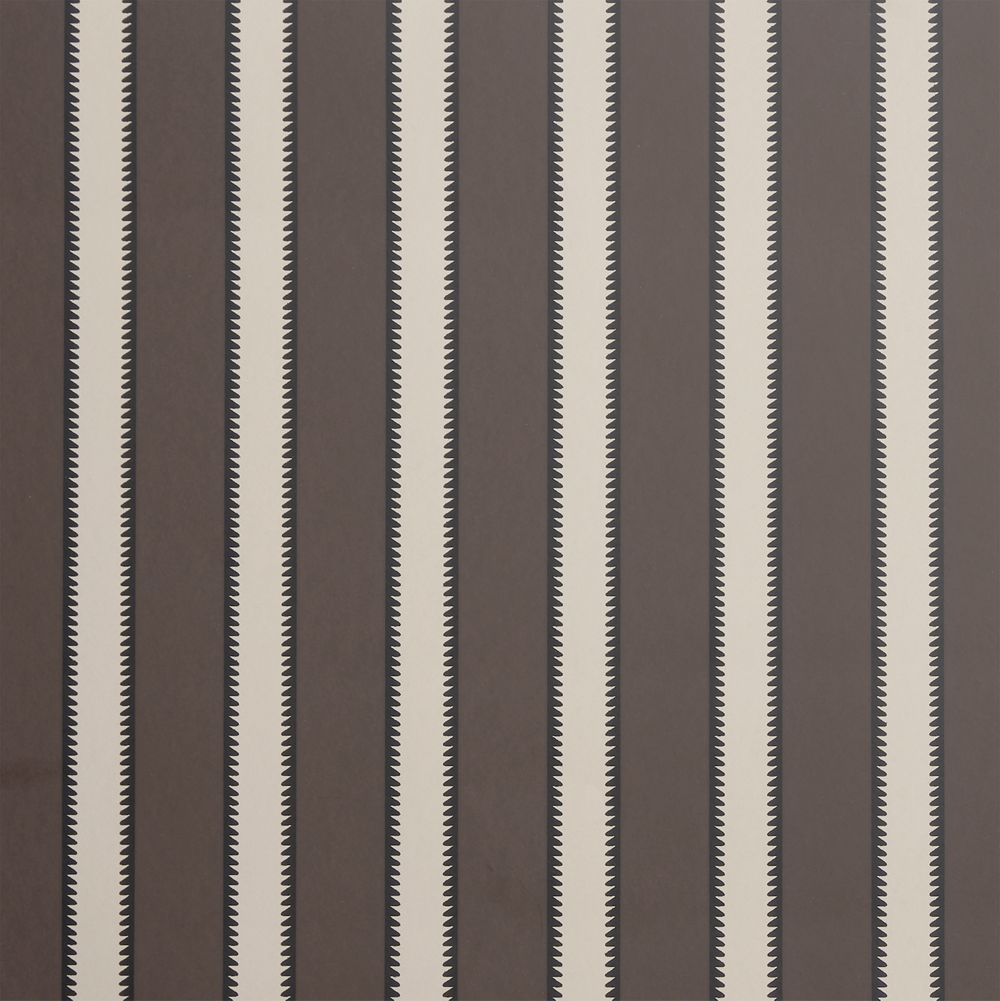 Mayfair Deep Brown Tailored Stripe Wallpaper
