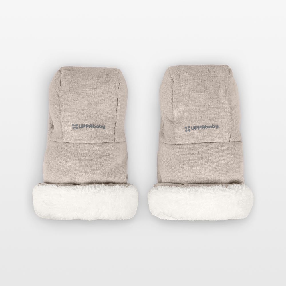 UPPAbaby CozyHandmuffs Ada Sandstone Melange Stroller Mittens