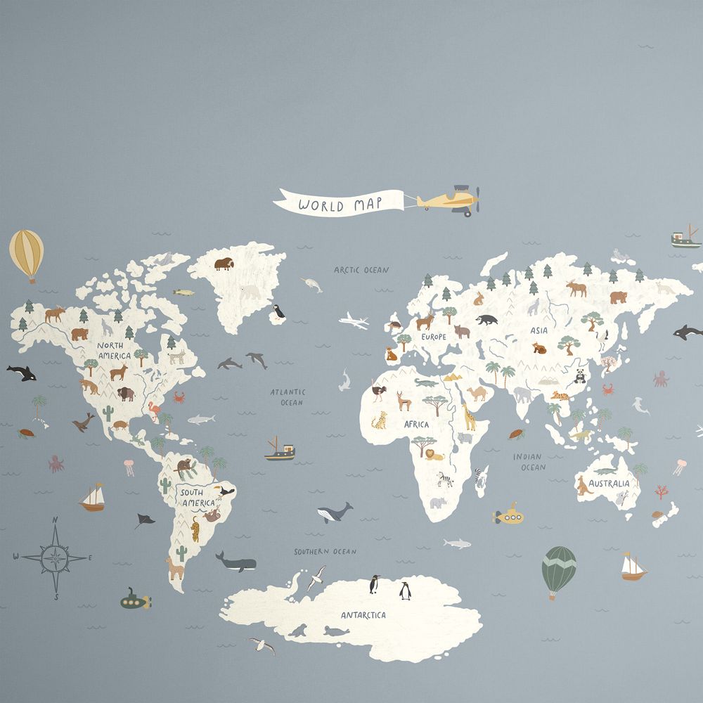 Little Explorer Wallpaper Mural