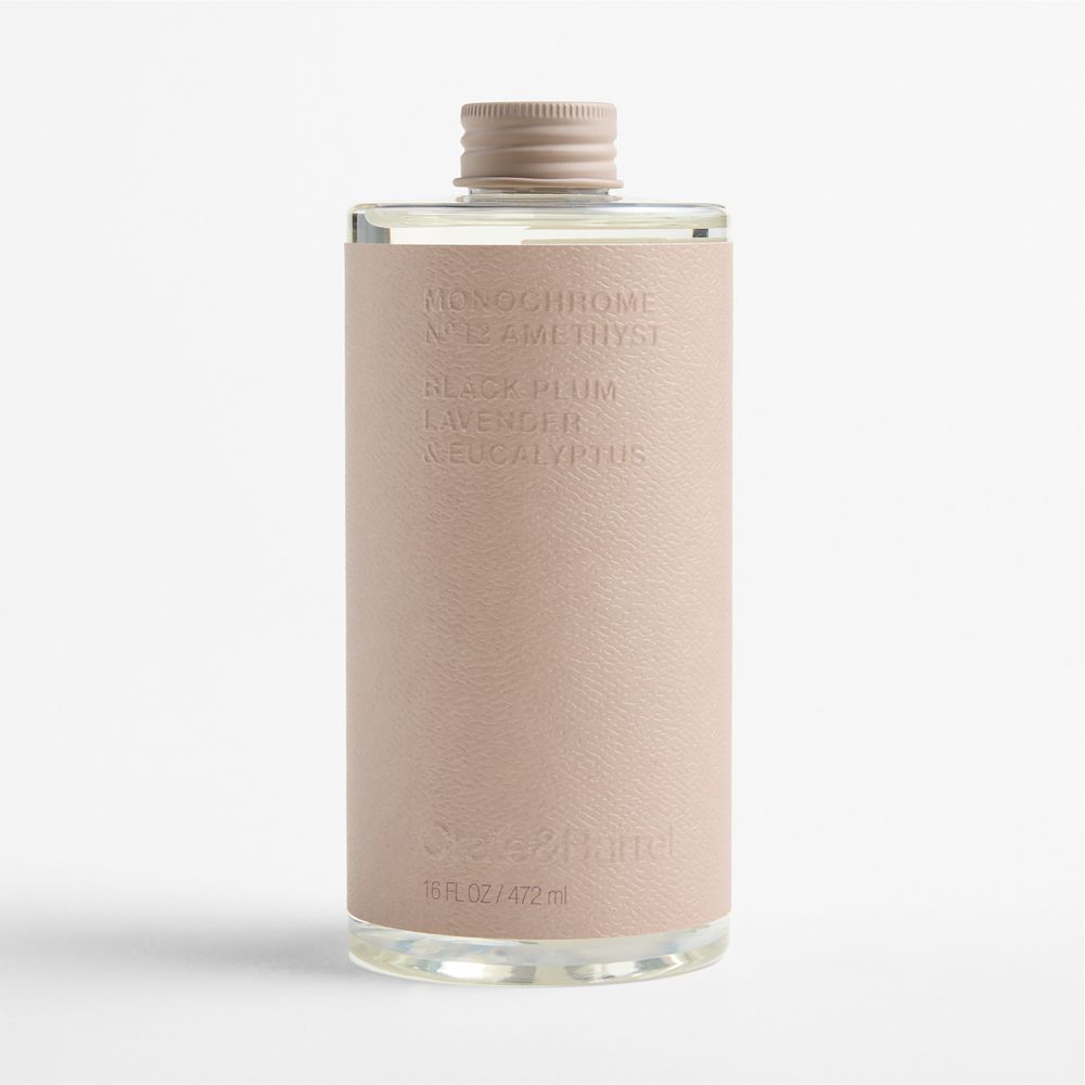 Monochrome No. 12 Amethyst Diffuser Refill 16 oz.- Black Plum, Lavender and Eucalyptus