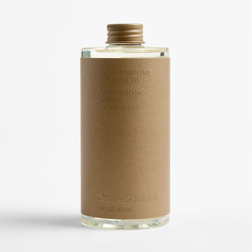 Monochrome No. 4 Suede Diffuser Refill 16 oz.- Cardamom, Amber and Oakmoss