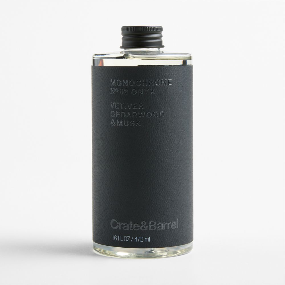 Monochrome No. 2 Onyx Diffuser Refill 16 oz.- Vetiver, Cedarwood and Musk