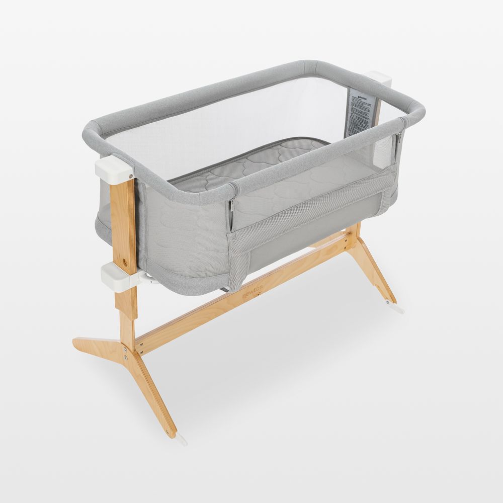 Newton Baby Grey Bassinet and Bedside Sleeper