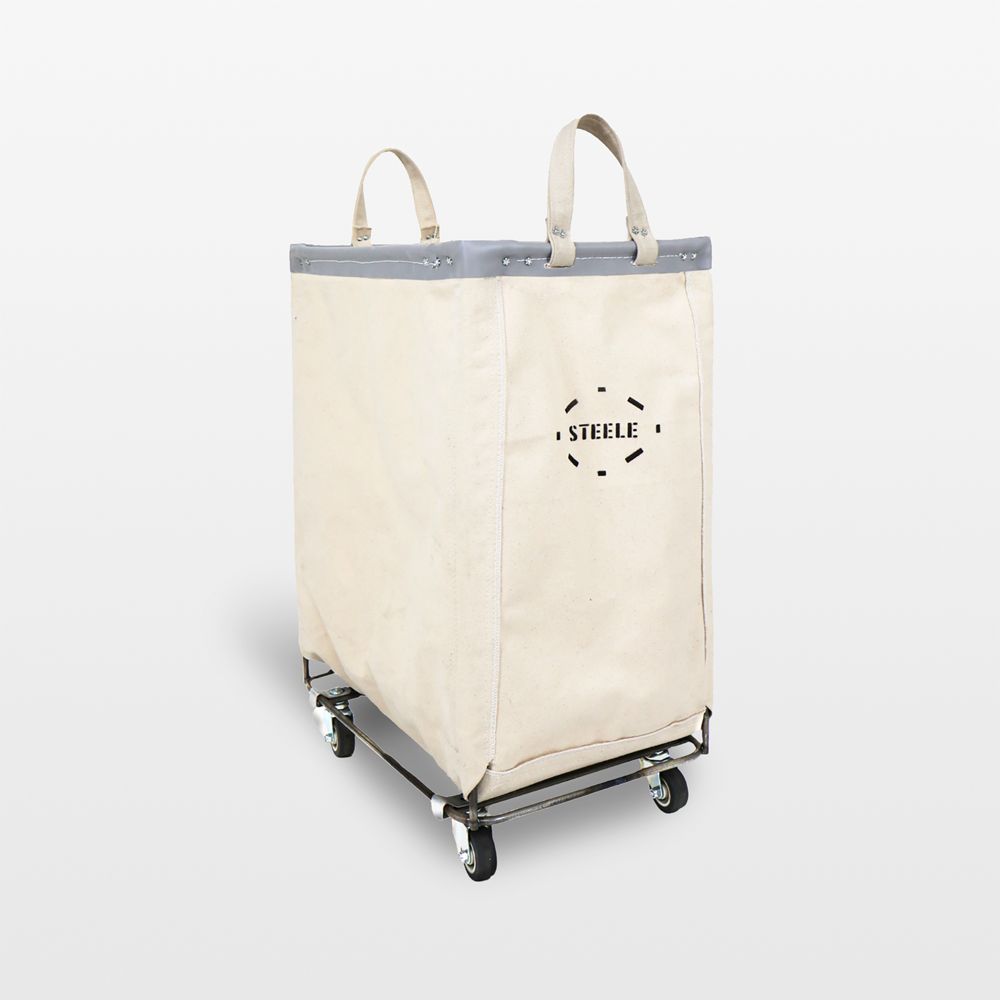 Steele Canvas 2 Bushel Vertical Rolling Laundry Hamper