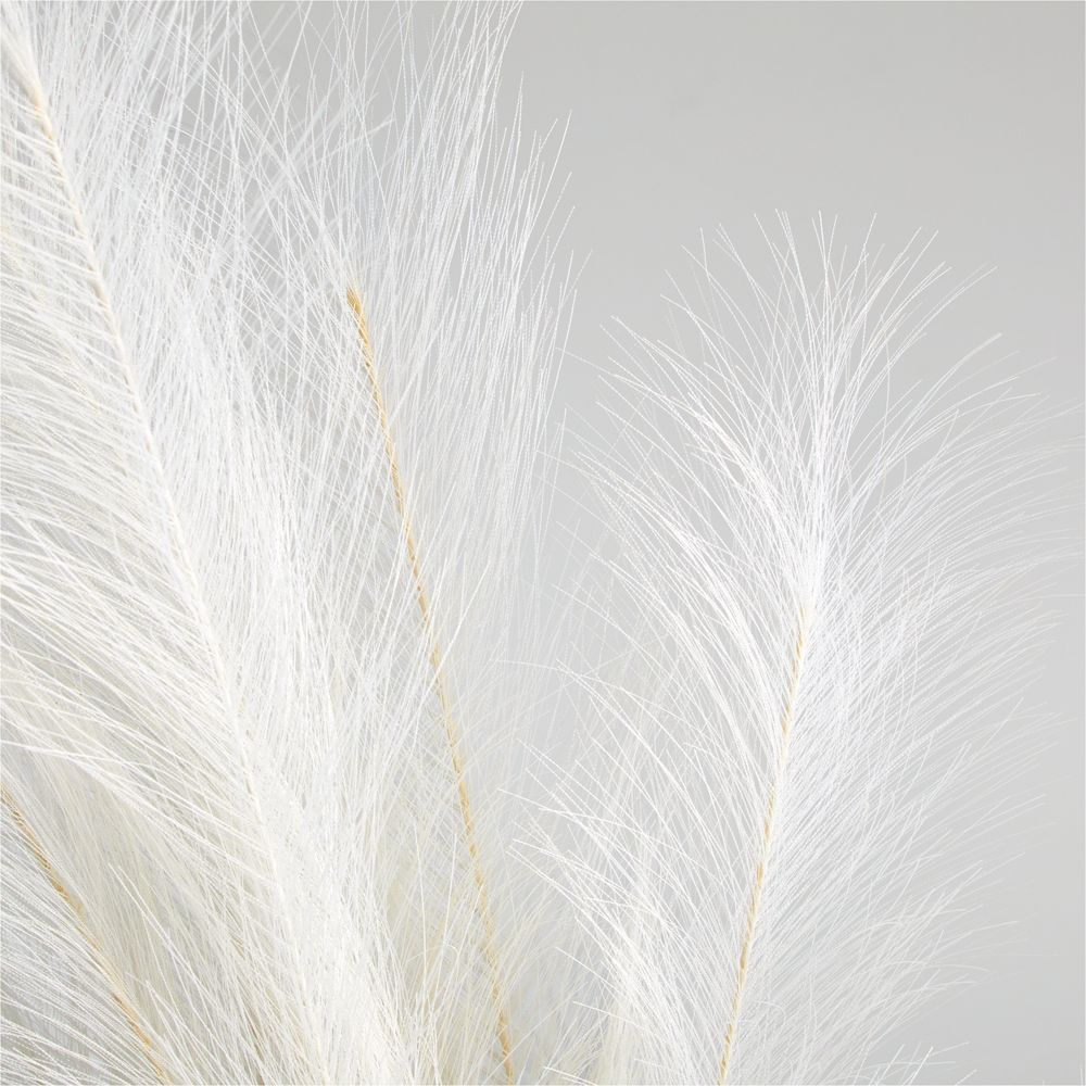 Alternative view of Faux Ivory Pampas Grass Bunch 45"