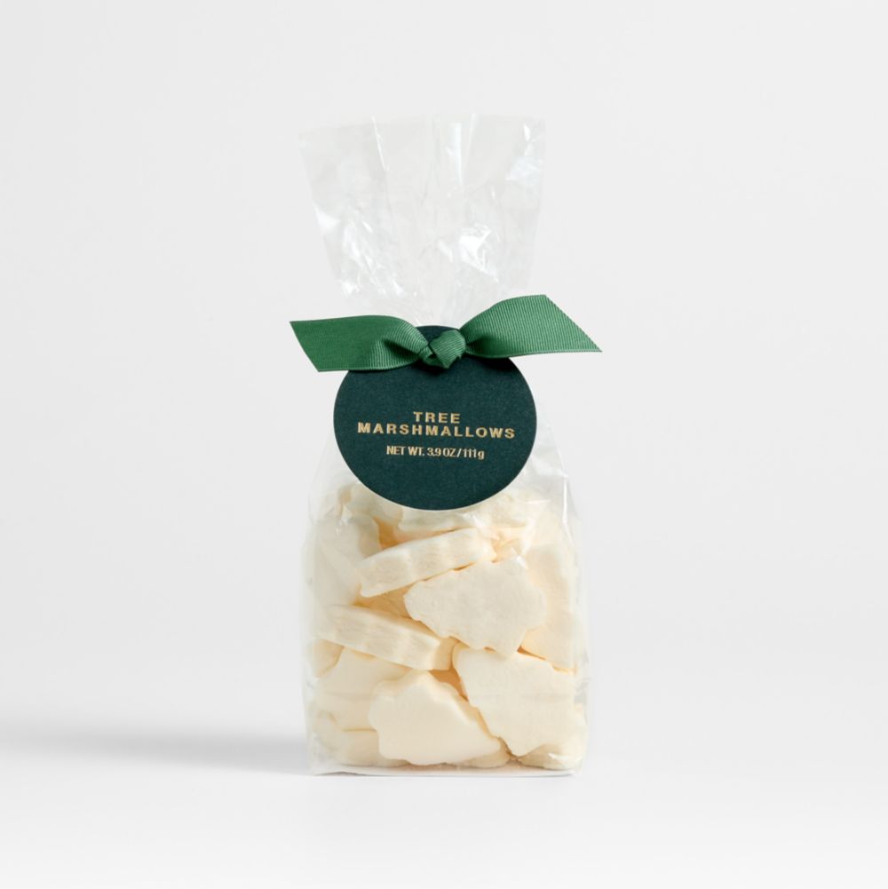 Mini White Tree Marshmallows in Gift Bag