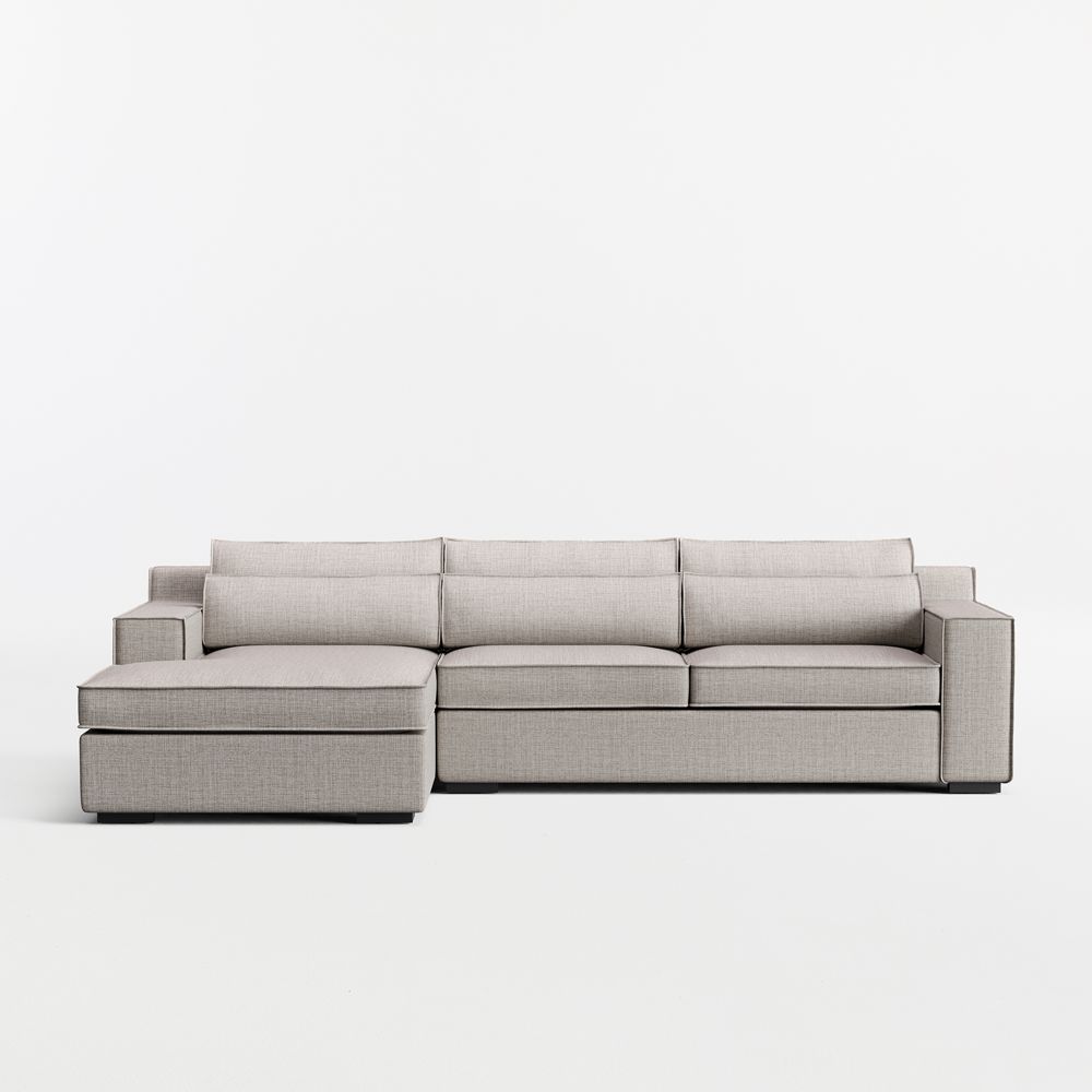 Soho 2-Piece Sectional Sofa with Chaise Lounge