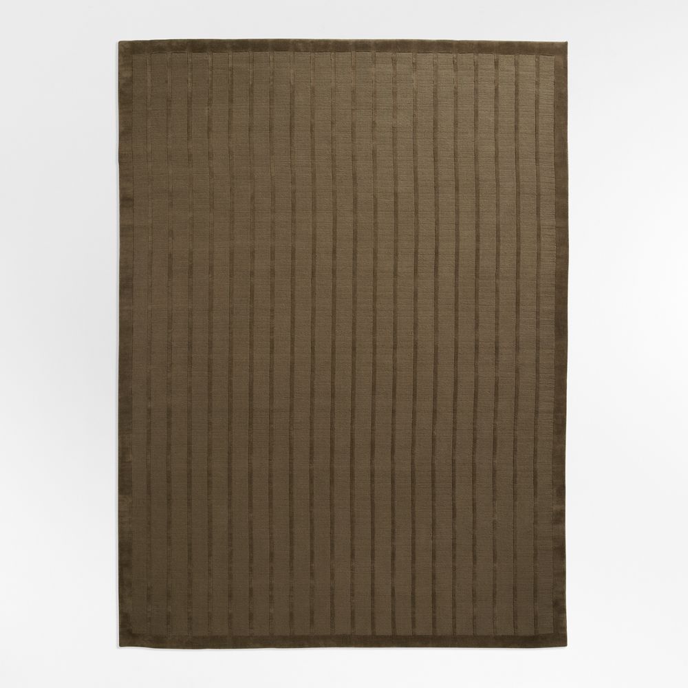 Chelsea Wool Handwoven Green Rug