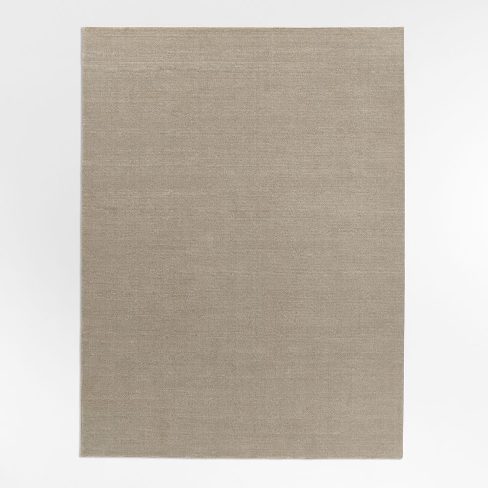 Windsor Wool Handwoven Taupe Area Rug