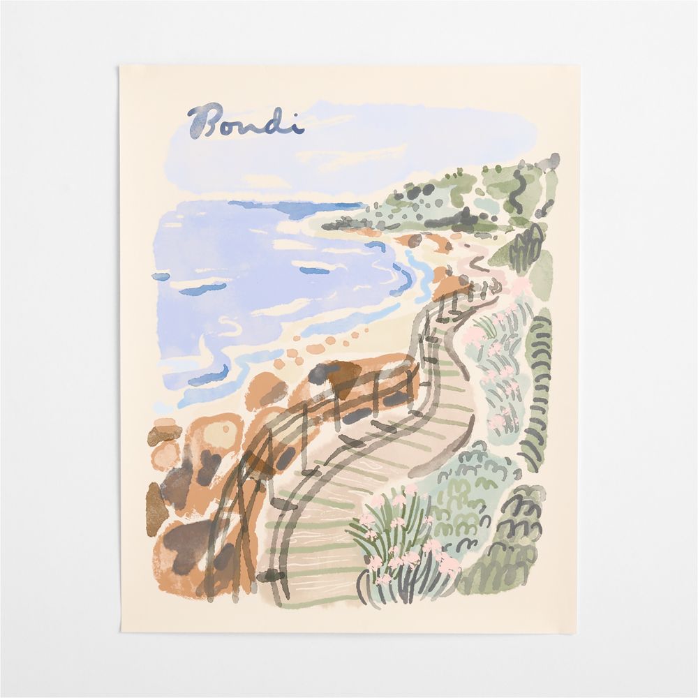 Bondi Beach by Jimmy Thompson 26" x 32" Wall Art Print