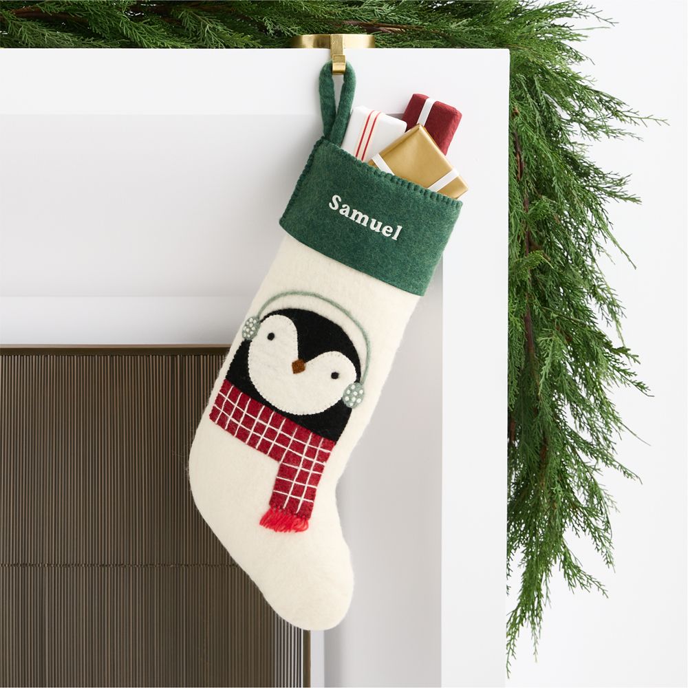 Festive Friends Penguin Kids Christmas Stocking