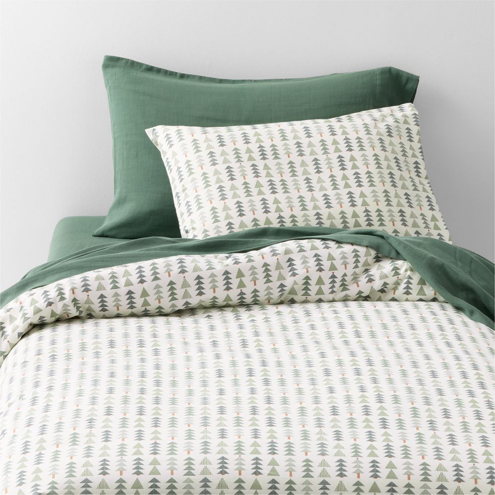 Supercozy Oh Christmas Tree 100% Organic Cotton Flannel Kids Duvet Cover