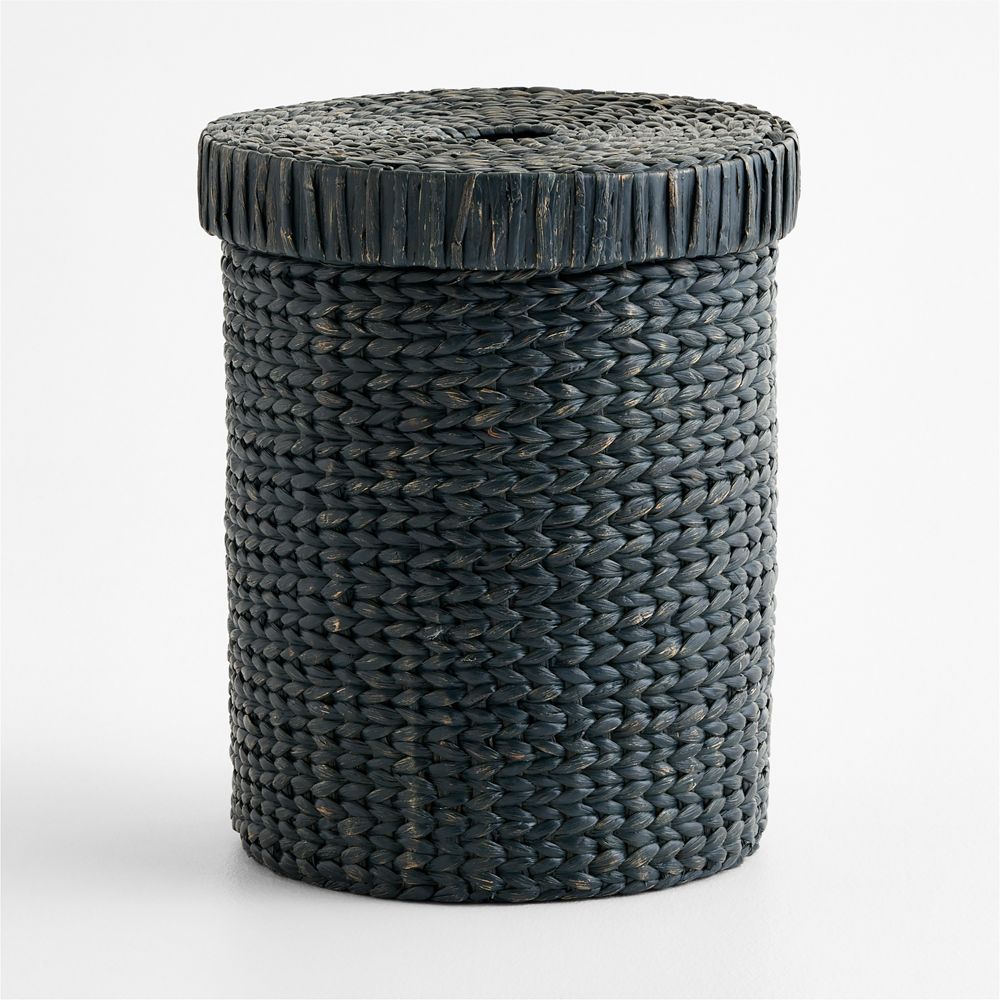 Wonderful Wicker Navy Blue Large Kids Hamper