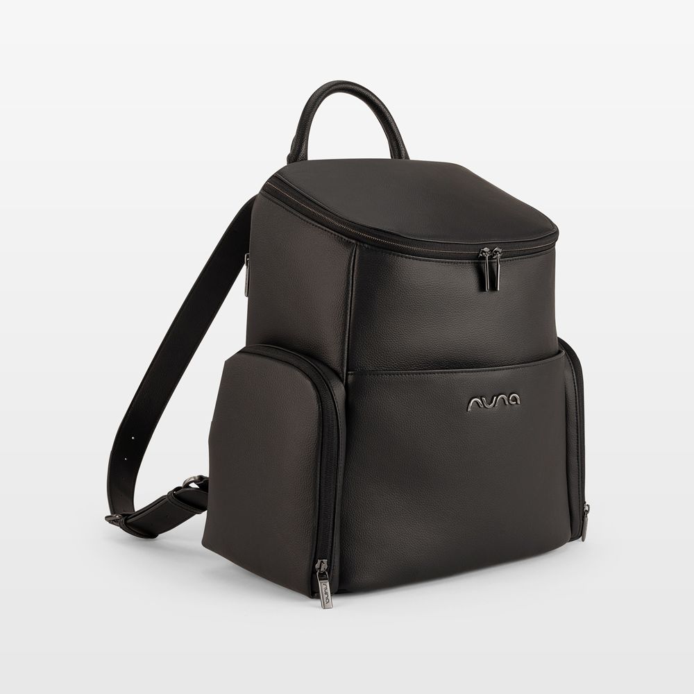 Nuna Caviar Black Essential Diaper Bag