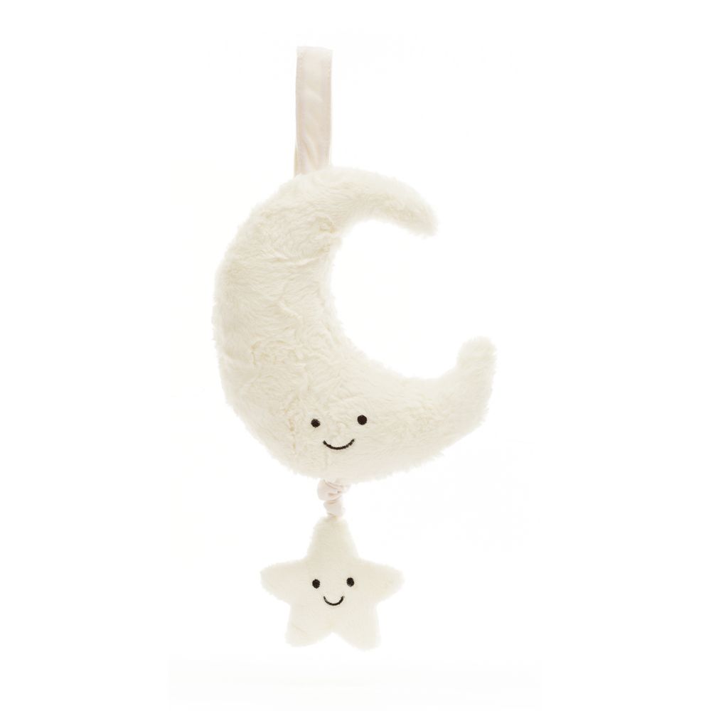 Jellycat Amuesable Moon Plush Musical Pull Toy