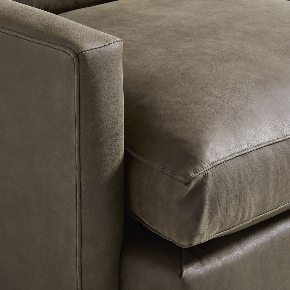 Lounge 89" Leather Queen Trundle Sleeper Sofa- Image 2
