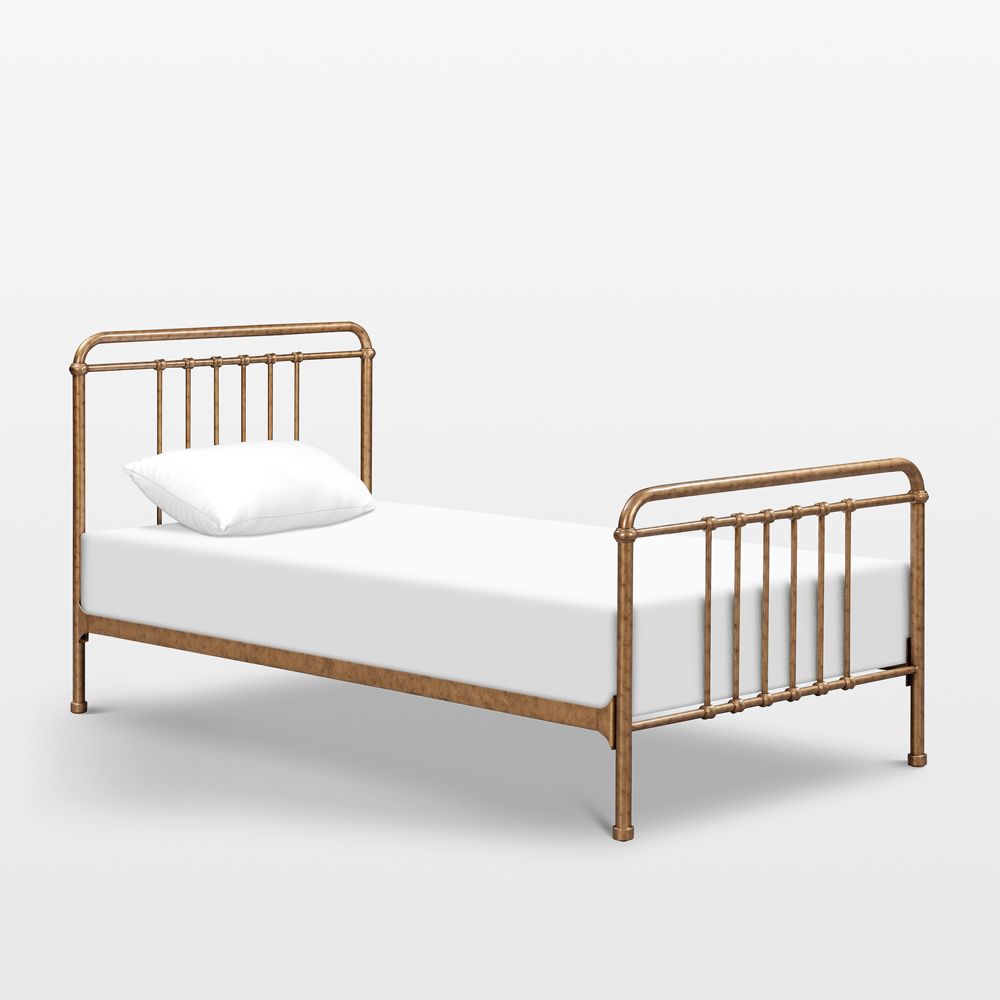 Namesake Winston Vintage Gold Iron Kids Bed
