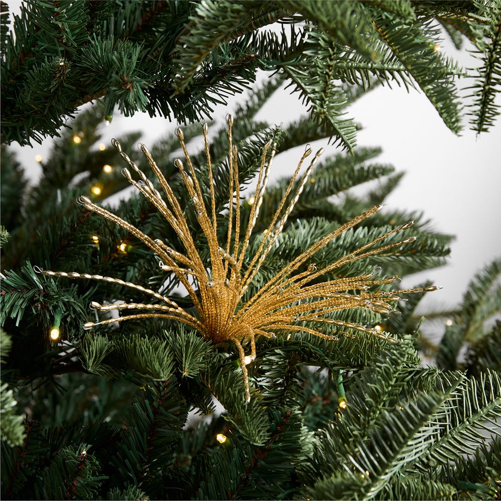 Gold Burst Christmas Tree Pick