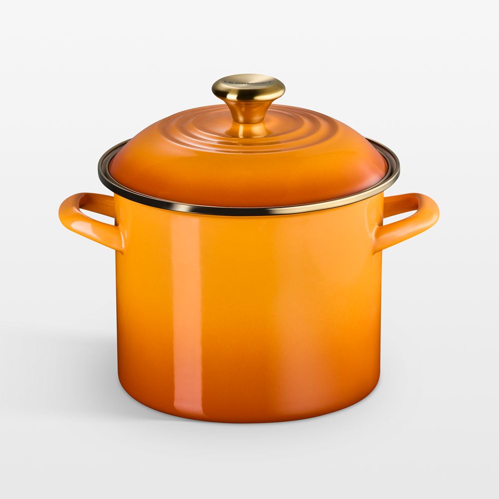 Le Creuset 6-Qt. Persimmon Enameled Stockpot