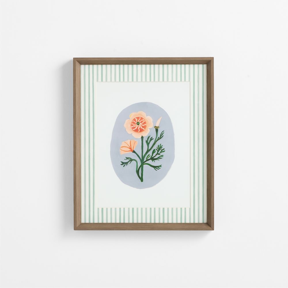 California Poppy by Gemma Koomen Framed Wall Art Print