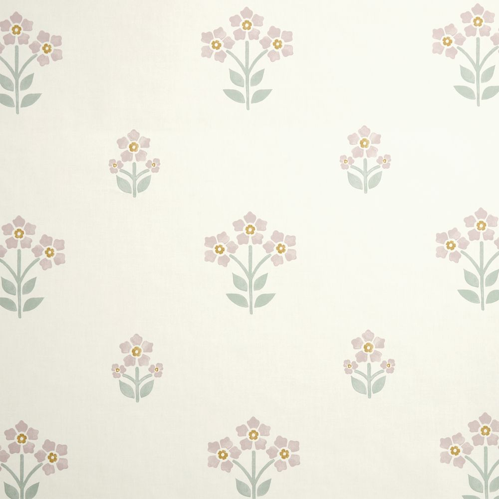 Flora Block Lilac Purple Peel and Stick Wallpaper
