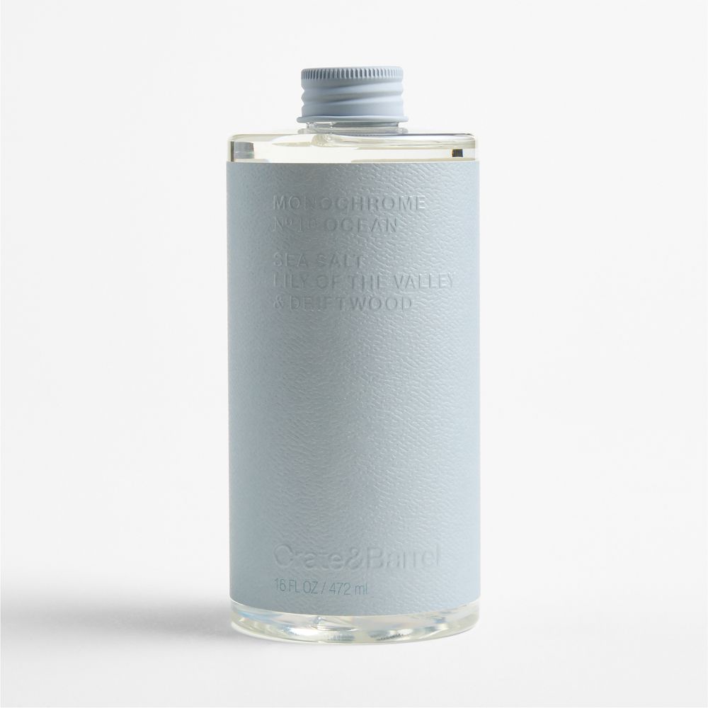 Monochrome No. 10 Ocean Diffuser Refill 16 oz.- Sea Salt, Lily of the Valley and Driftwood