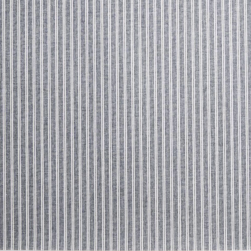 Vivienne Navy Blue Ticking Stripe Wallpaper
