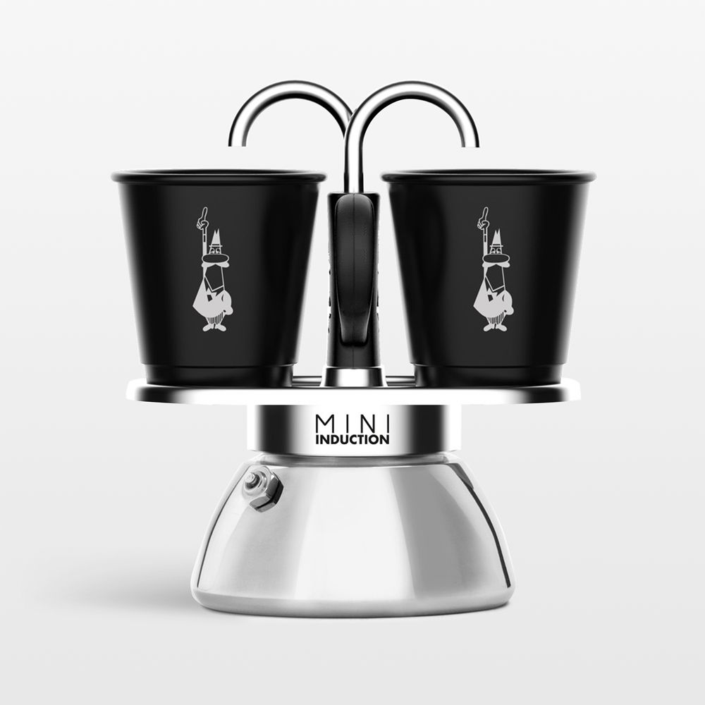 Bialetti Mini Induction Espresso Maker with 2 Cups