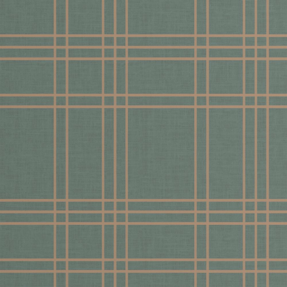 Stax Pine Green Wallpaper