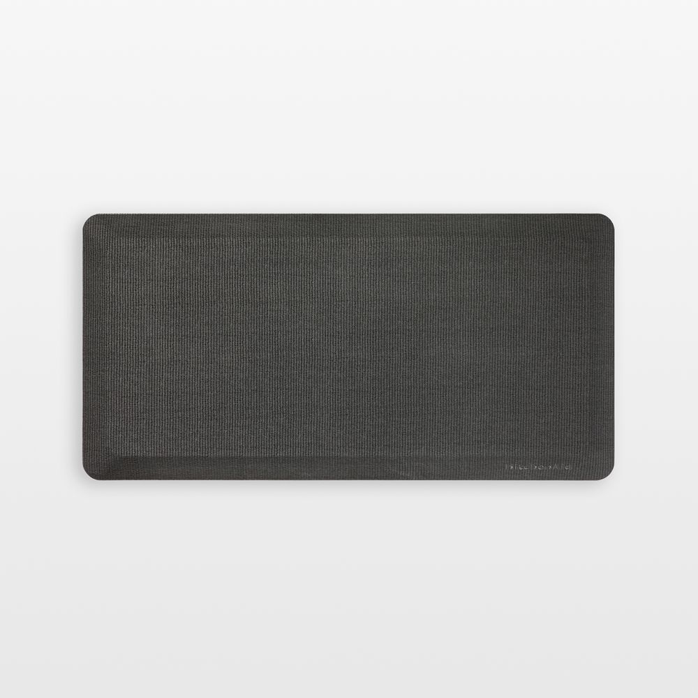 KitchenAid Gourmet Series Charcoal Grey Solid Gel Comfort Kitchen Mat