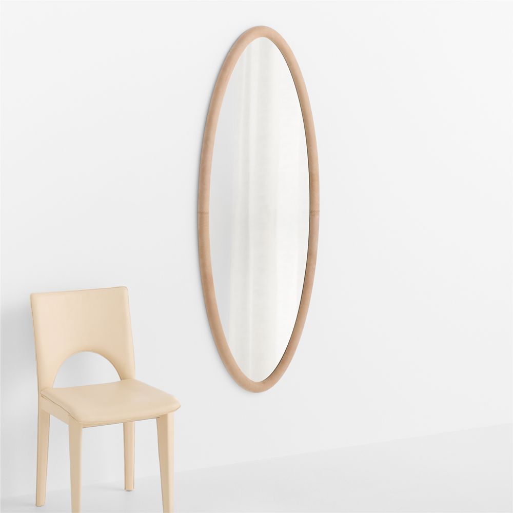 Portal Suede Full Length Mirror by Laura Harrier and Tiffany Howell