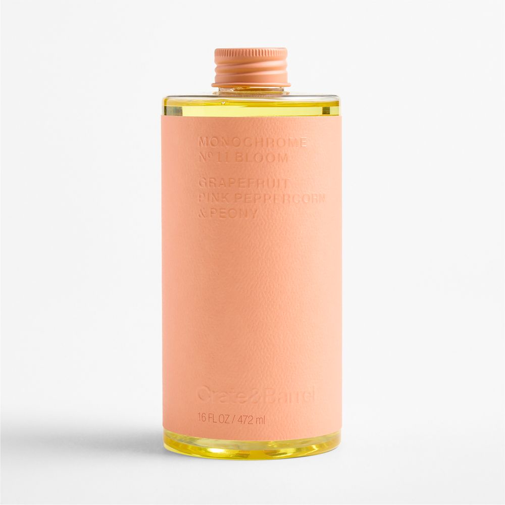 Monochrome No. 11 Bloom Diffuser Refill 16 oz.- Grapefruit, Pink Peppercorn and Peony