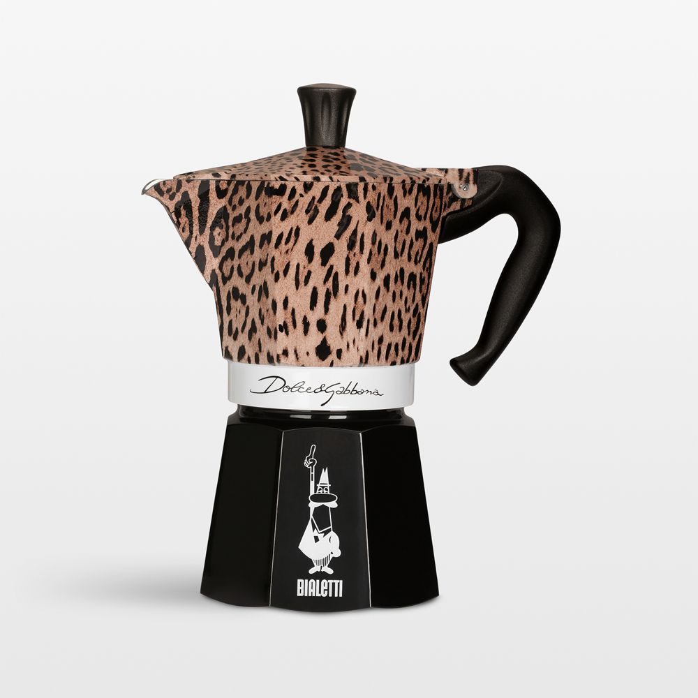 Bialetti Moka Dolce & Gabbana Leopardo 6-Cup Espresso Maker