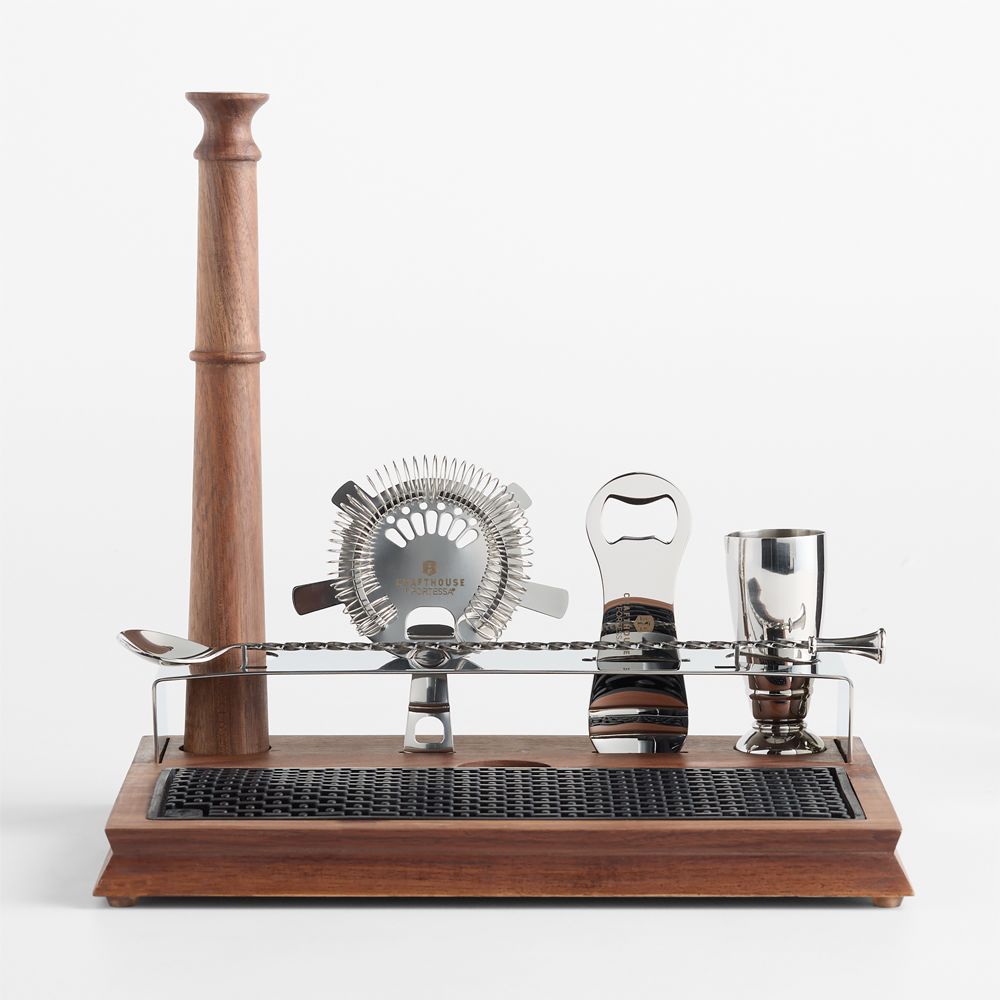 Crafthouse Signature 7-Piece Bar Tool Set with Stand