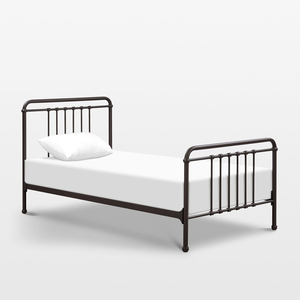 Namesake Winston Vintage Black Iron Kids Bed