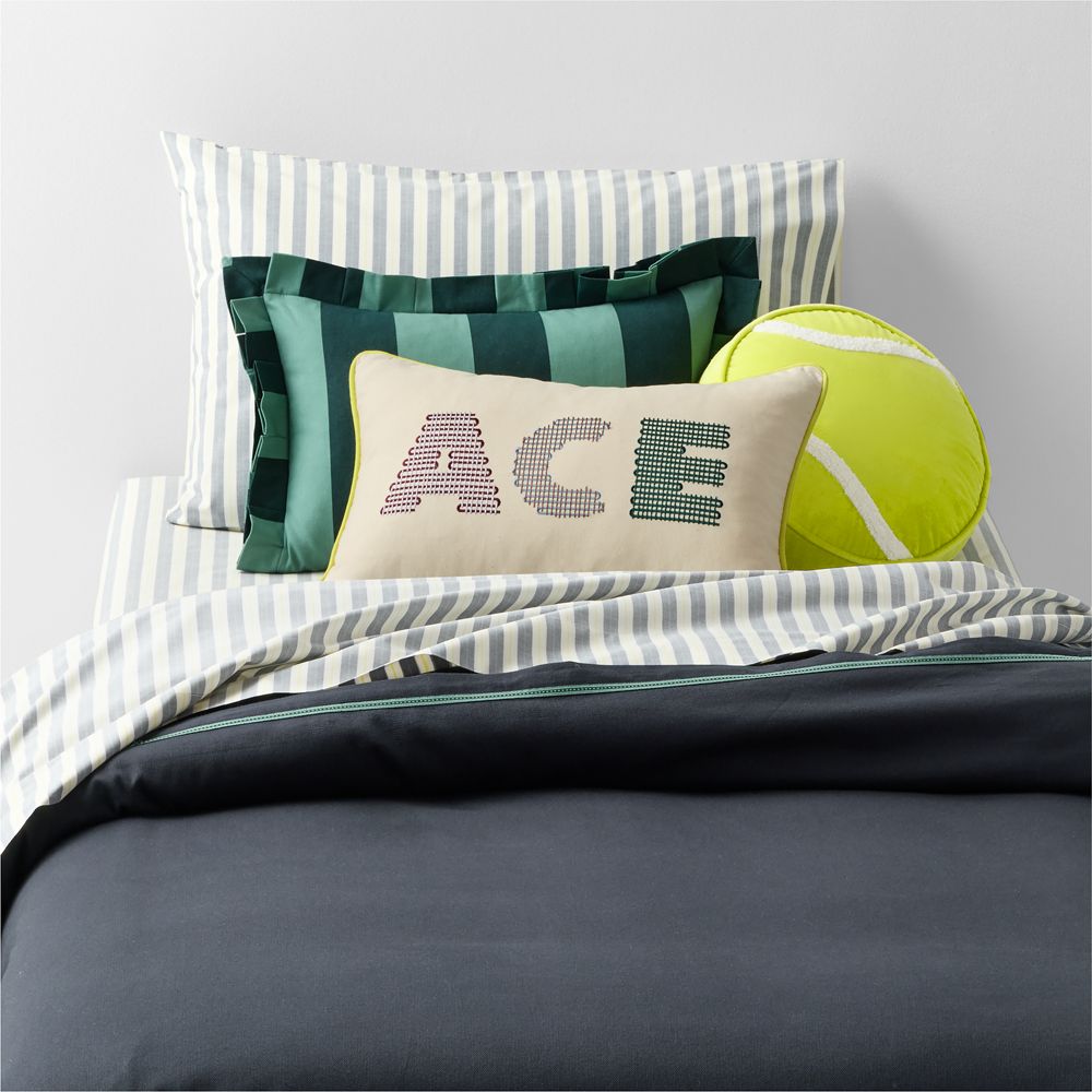 Pique Point Midnight Navy 100% Organic Cotton Kids Duvet by Venus Williams