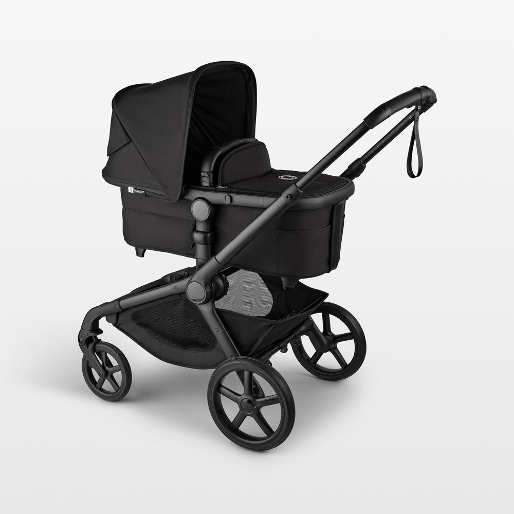 Bugaboo Kangaroo Midnight Black Fabric Complete Baby Bassinet