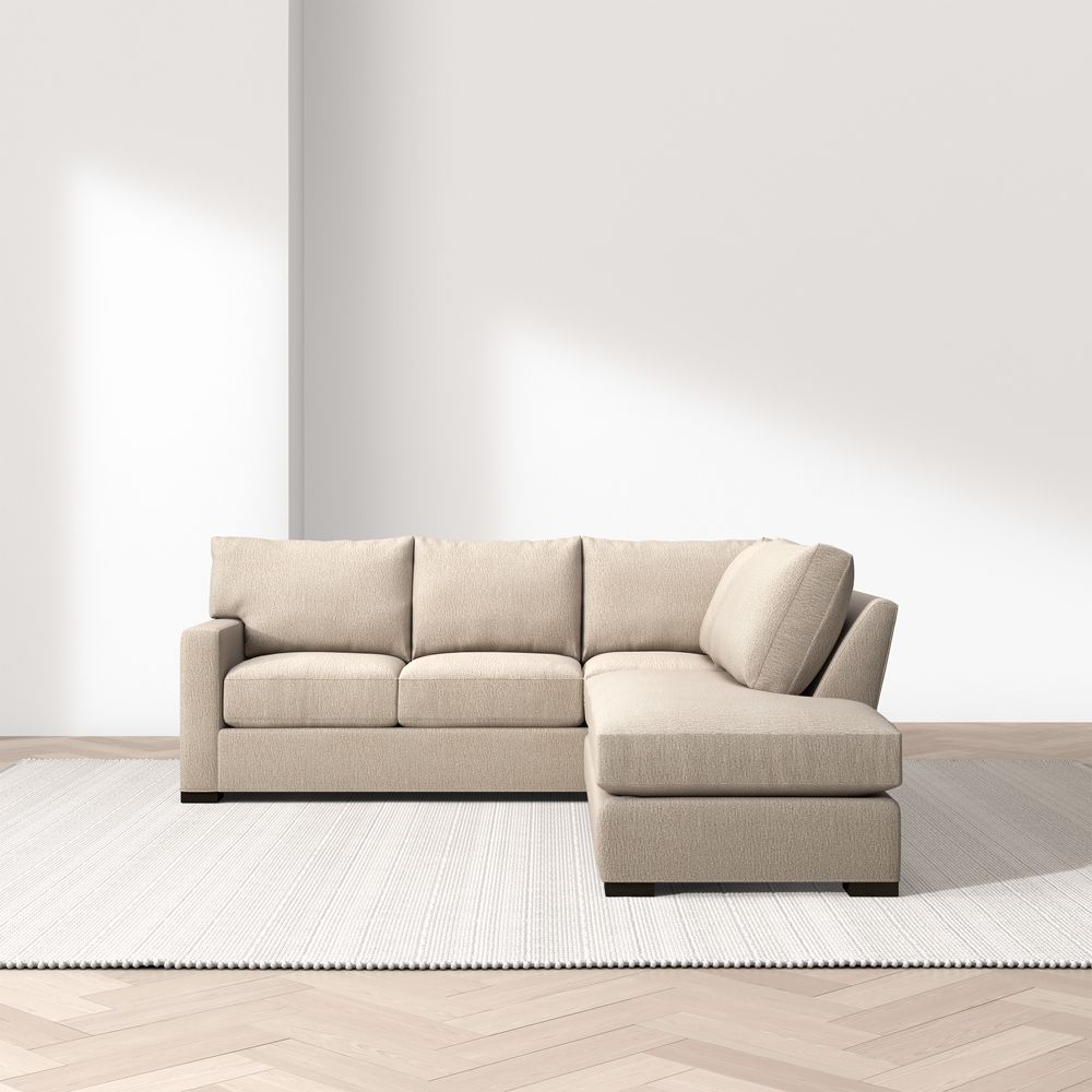 Axis Classic 2-Piece L-Shaped Sectional Sofa with Bumper- Image 3