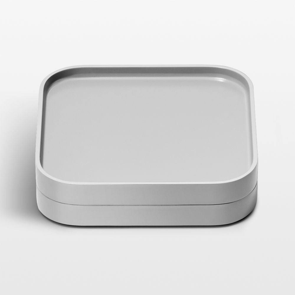 Caraway Gray Ceramic-Coated Spoon Rest, Set of 2