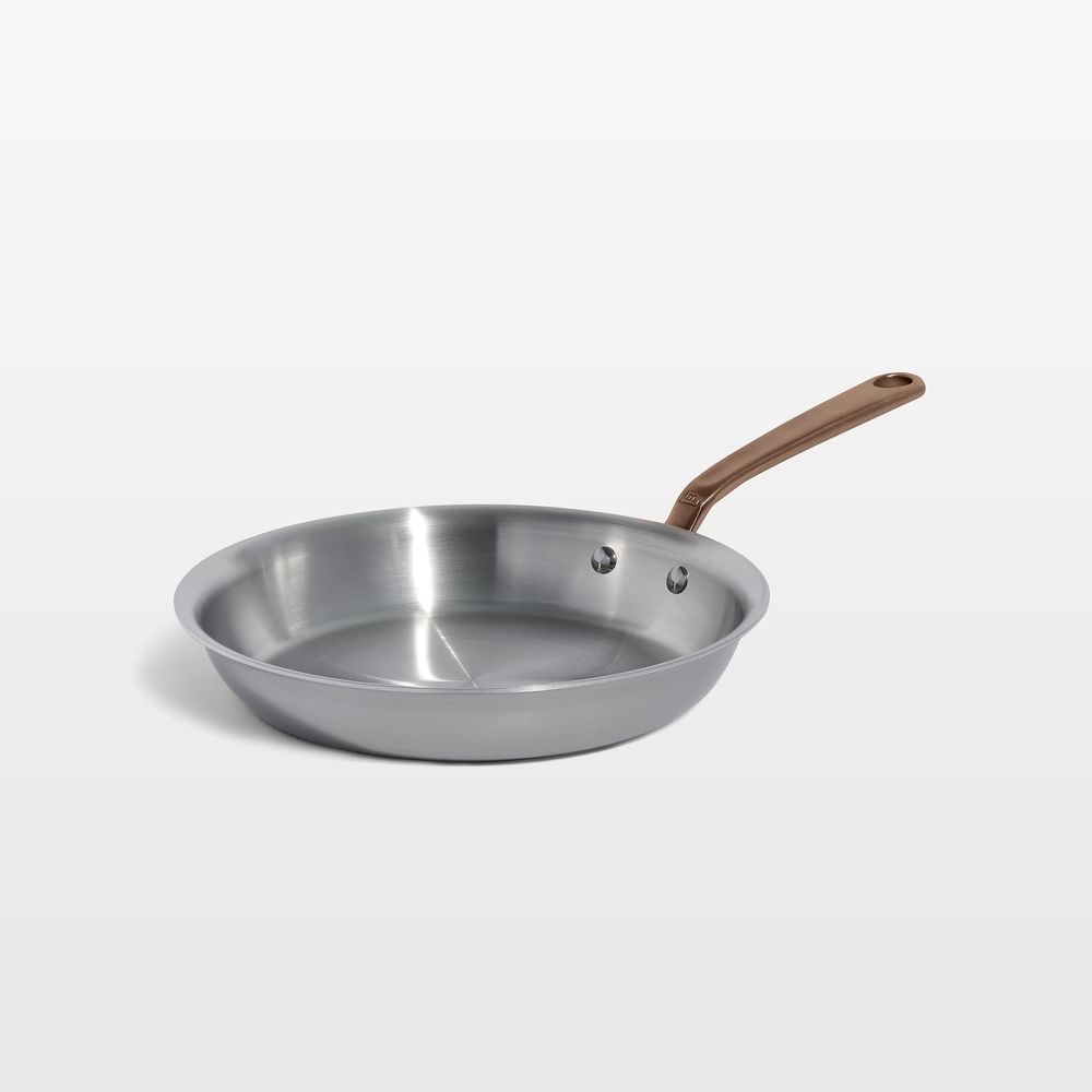 Made In Stainless Clad 10" Fry Pan with Brushed Copper Hardware