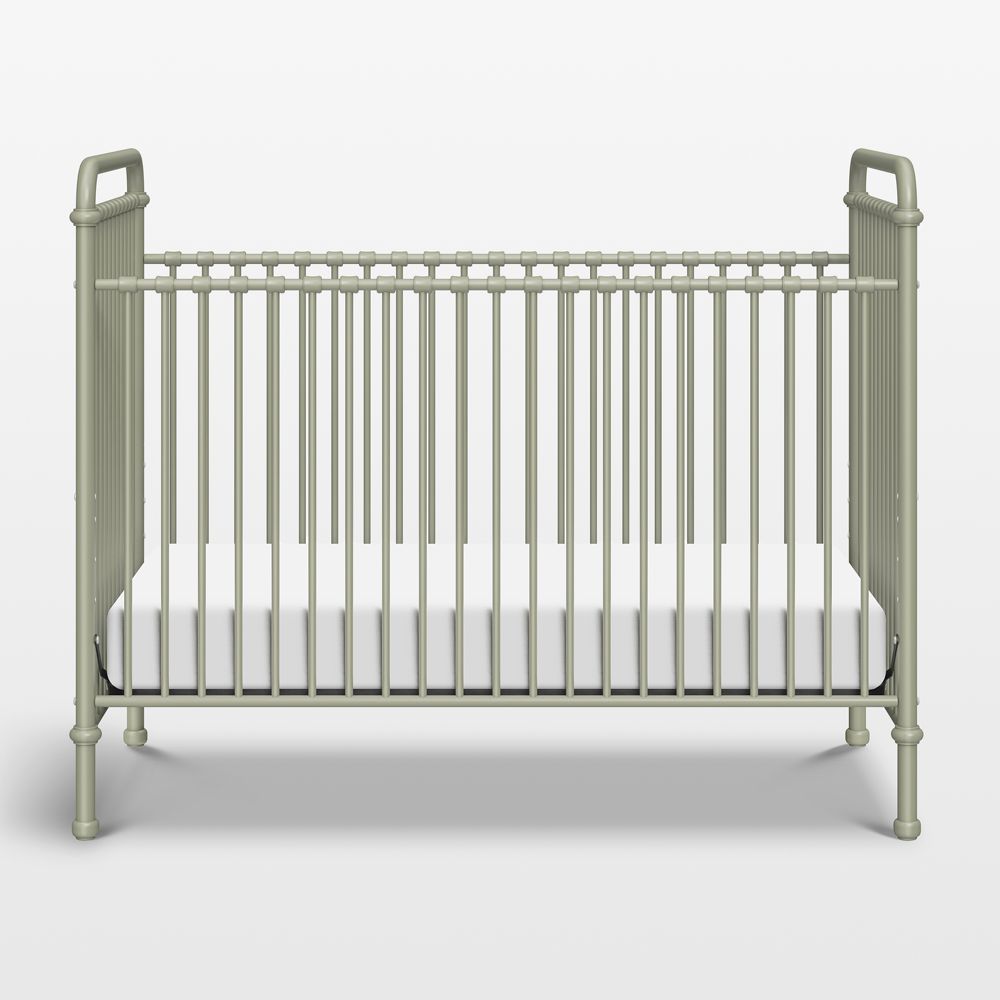 Namesake Abigail Heirloom Sage Iron 3-in-1 Convertible Crib