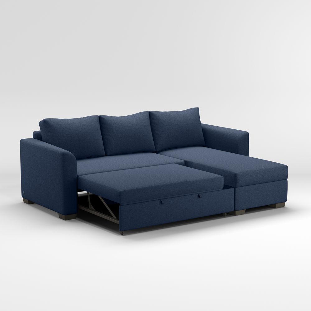 Bedford 2-Piece Queen Sleeper Sectional Sofa with Chaise Lounge- Image 2