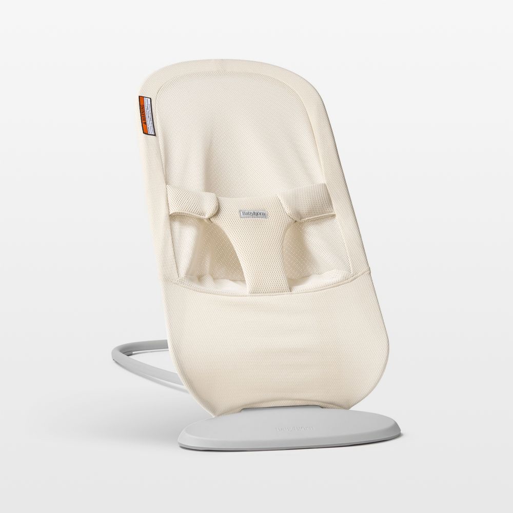 BABYBJRN Bouncer Begin Cream Mesh Baby Bouncer Chair