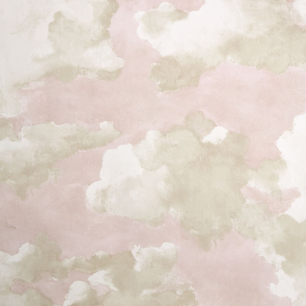 Ciel Pink Tint Peel and Stick Wallpaper