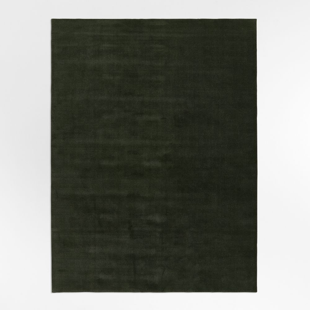 Windsor Wool Handwoven Green Rug