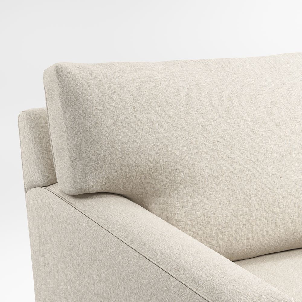 Alternative view of Axis 4-Piece L-Shaped Wedge Bench Sectional Sofa with Chaise Lounge