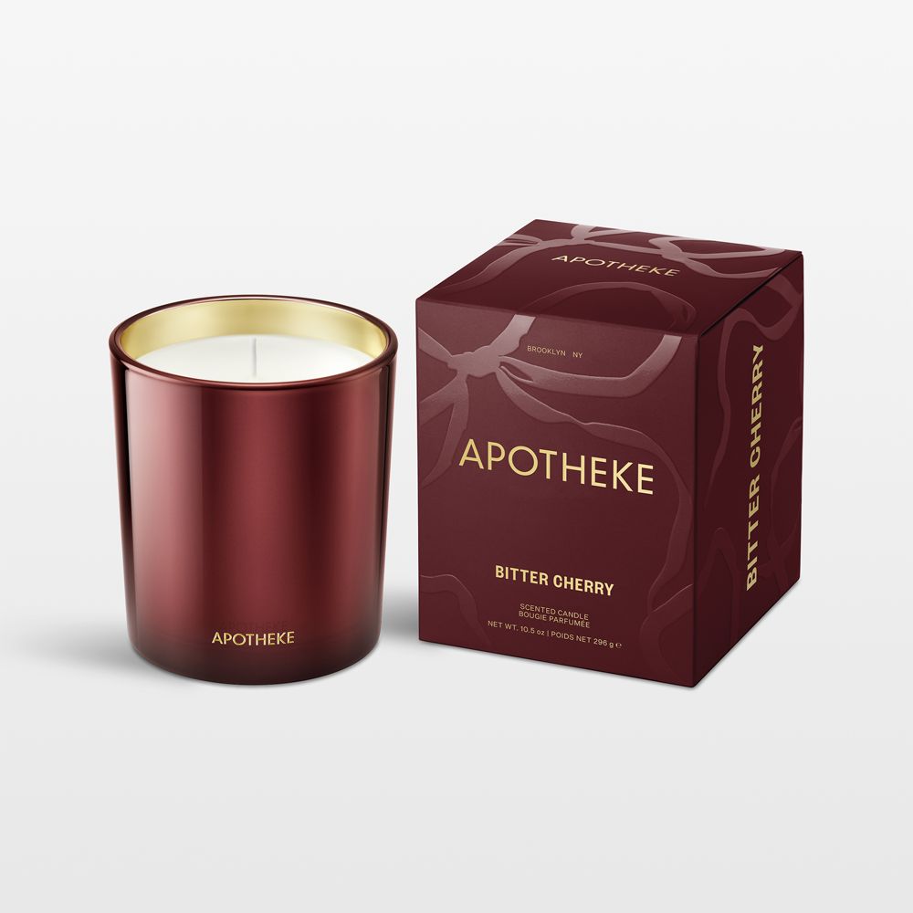 Apotheke Bitter Cherry 1-Wick Scented Candle