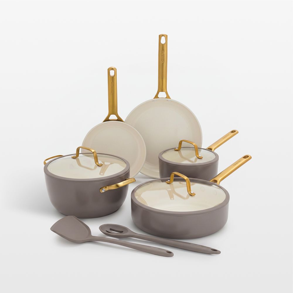 GreenPan Reserve Pro Latte 10-Piece Ceramic Nonstick Cookware Set
